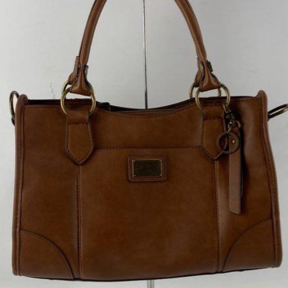 FRYE AND CO. Tan Leather Satchel